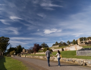 Walking around Port Arthur, Tasmania, Cruise Ship Shore Excursion